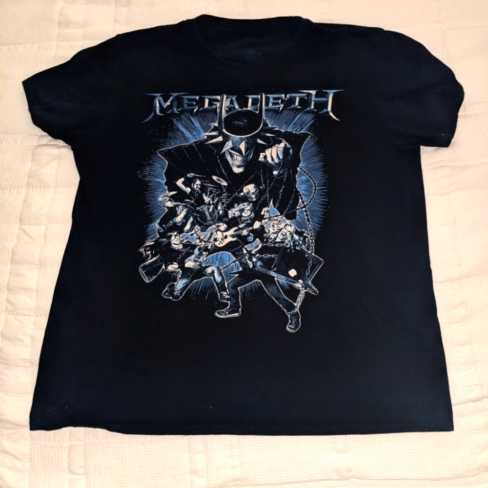 Megadeth metal band tee shirt